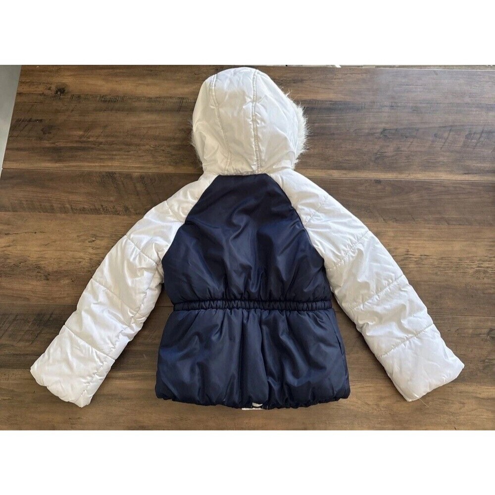 Tommy Hilfiger Girls Hooded Fleece Lined Puffer Jacket 6x - Picture 4 of 7